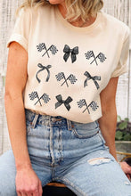 Load image into Gallery viewer, Checkered Race Graphic Tee