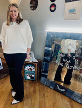 Load image into Gallery viewer, Black Flared Jeggings (Curvy)