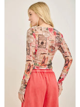 Load image into Gallery viewer, Romantic Vintage Mesh Top