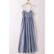 Load image into Gallery viewer, Chambray Jumpsuit