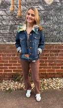 Load image into Gallery viewer, Acid Washed Frayed Hem Bootcut Pants