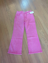 Load image into Gallery viewer, Acid Washed Frayed Hem Bootcut Pants