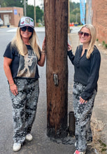 Load image into Gallery viewer, Black Bandana Pants