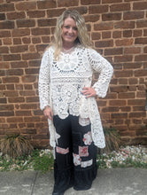 Load image into Gallery viewer, High-Low Crochet Top