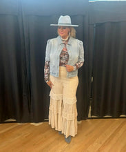 Load image into Gallery viewer, Puff Sleeve Denim