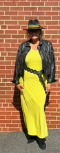 Load image into Gallery viewer, Lime and White Maxi Dress