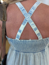 Load image into Gallery viewer, Ice Blue Tiered Dress