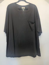 Load image into Gallery viewer, Curvy Black Ribbed Top