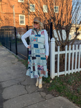 Load image into Gallery viewer, Sage Patchwork Dress