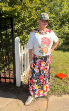 Load image into Gallery viewer, Floral Twist Front Maxi Dress