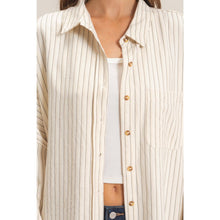 Load image into Gallery viewer, Striped Button-Up Shirt
