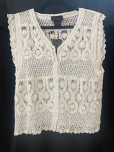 Load image into Gallery viewer, Crochet Lace Vest
