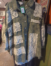 Load image into Gallery viewer, Olive and Cream Shacket
