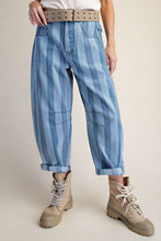 Load image into Gallery viewer, Light Striped Denim
