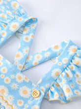 Load image into Gallery viewer, "MAMA'S BESTIE "Daisy Smocked Ruffle Dress:
