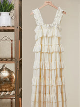 Load image into Gallery viewer, Tiered Ruffle Dress with Frilled Straps
