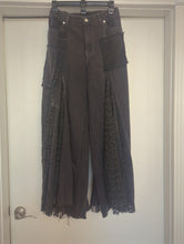 Load image into Gallery viewer, Charcoal Ruffle Pants
