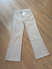 Load image into Gallery viewer, Acid Washed Frayed Hem Bootcut Pants

