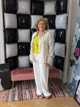 Load image into Gallery viewer, White Gauze Wide Leg
