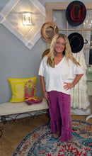 Load image into Gallery viewer, Magenta Mineral Washed Cropped
