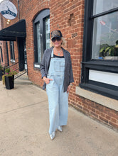Load image into Gallery viewer, Pin Stripe Oversized Blazer
