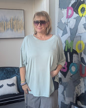 Load image into Gallery viewer, Curvy Mint Ribbed Top
