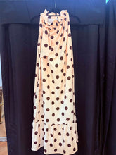Load image into Gallery viewer, Ivory/Brown Polkadot Maxi

