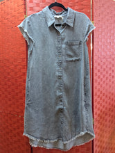 Load image into Gallery viewer, Washed Black Tencel Dress
