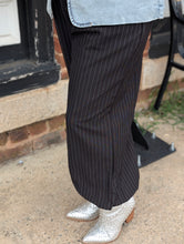 Load image into Gallery viewer, Pinstripe High-Waist Trousers:
