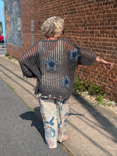 Load image into Gallery viewer, Distressed Star Denim Top
