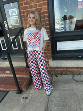 Load image into Gallery viewer, Red/White/Blue Checkered Pants
