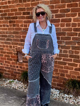 Load image into Gallery viewer, Animal Printed Floral Print Overalls
