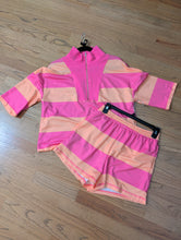 Load image into Gallery viewer, Pink Striped Short Set
