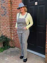 Load image into Gallery viewer, Dahlia Overalls Cheetah
