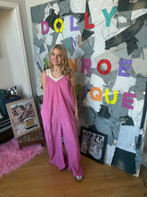 Load image into Gallery viewer, Pink Sleeveless Jumpsuit
